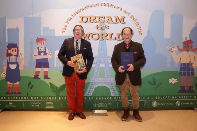 第七届“Dream the World”国际儿童画展巴黎卢浮宫卡鲁塞尔举办(图1)
