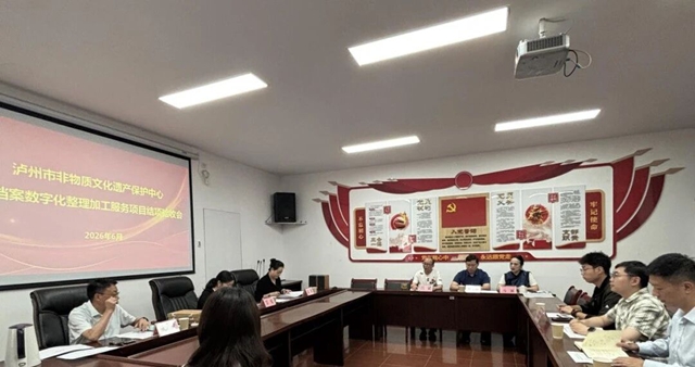数字守非遗匠心续文脉！泸州数字化建档项目圆满验收(图1)